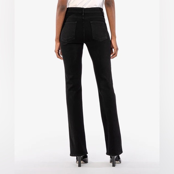 KUT FROM THE KLOTH ANA HIGH RISE FAB AB FLARE JEANS IN BLACK - Picture 3 of 3